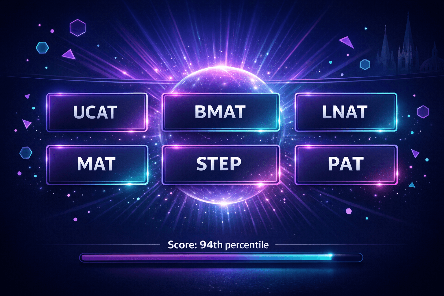 StudyVector admissions test preparation dashboard